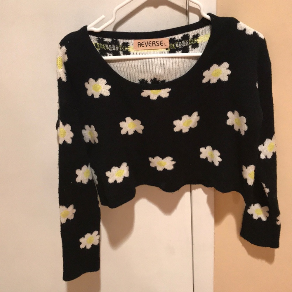 Reverse sweater